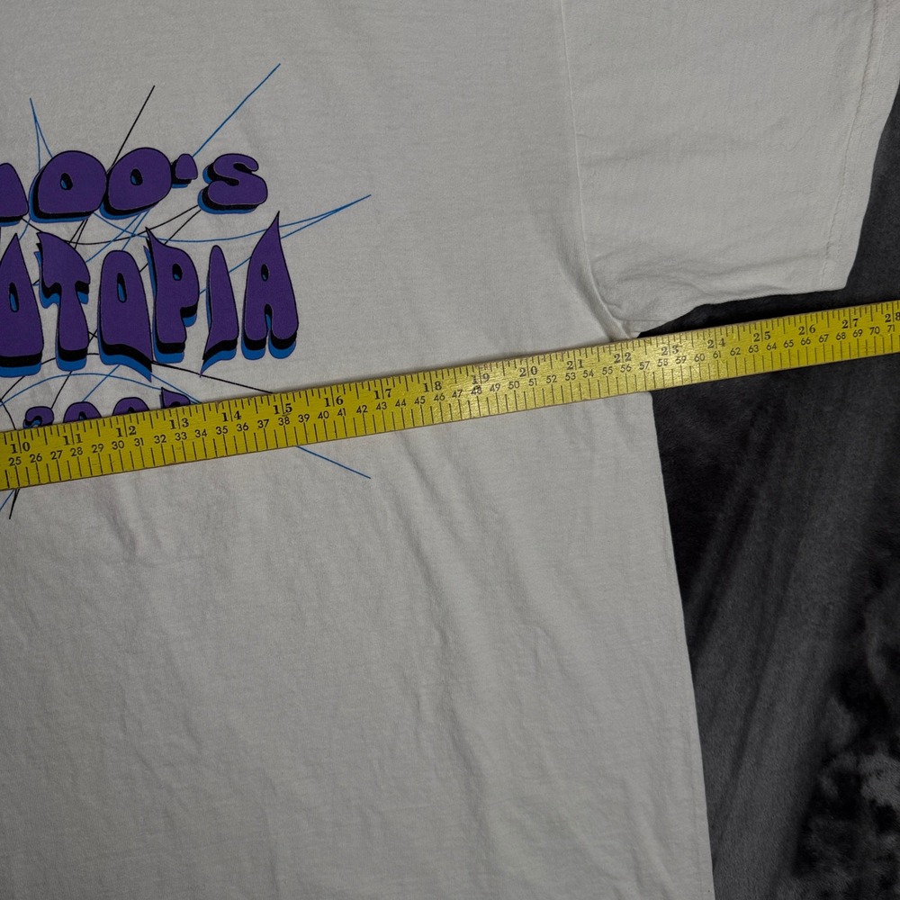 Fruit of the Loom T-Shirt Mens XL White Z100 Zootopia 2003 Concert Promo 7046 - Picture 5 of 6